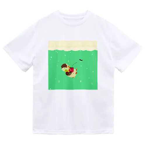 クリームソーダ雀 Dry T-Shirt