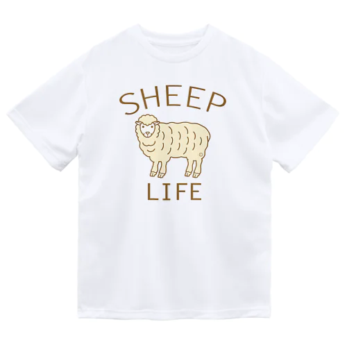 羊・ひつじ・全体・羊ライフ・イラスト・デザイン・ひつじグッズ・羊グッツ・動物・アニマル・かわいい・sheep・Tシャツ・トートバック・ひつじどし・羊・未年・オリジナル作品(C) Dry T-Shirt