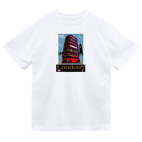 ロンドン7バス ドライTシャツ