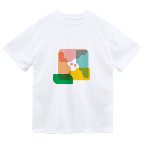 しかく花のおばけ Dry T-Shirt