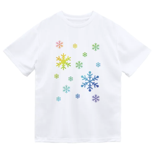 雪の結晶 Dry T-Shirt