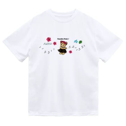 ハワイアンミュージック 音符( ' '♬) Dry T-Shirt