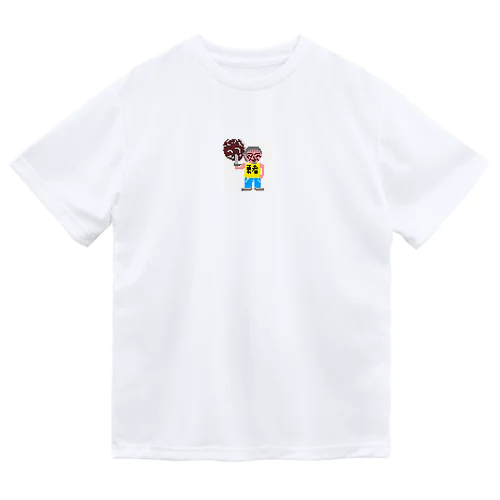 伝説のおっさん「田 節夫(でん せつお)さん」ドット絵 Dry T-Shirt