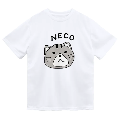 ねこ（NECO)　 ドライTシャツ