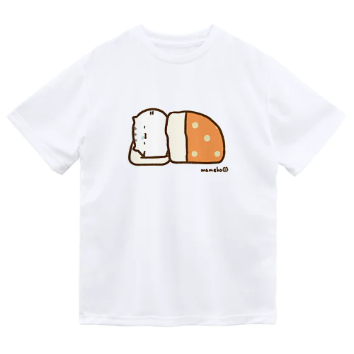 寝るねこ ドライTシャツ