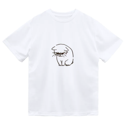 ブチギレにゃんこ ドライTシャツ