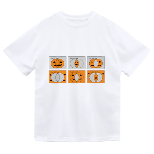 ハロウィンでわかる論理演算 ドライTシャツ