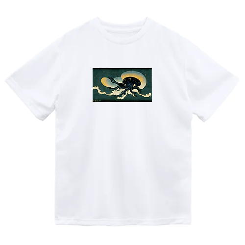 Ukiyoe Octopus ドライTシャツ