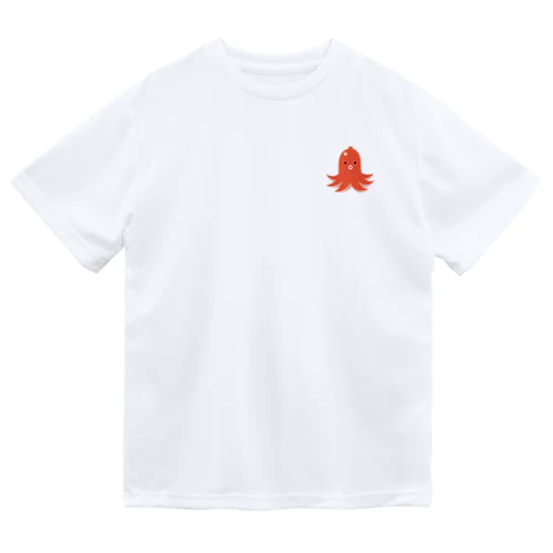 [☆両面] タコさんウインナー (白専用デザイン)【視力検査表パロディ】 Dry T-Shirt
