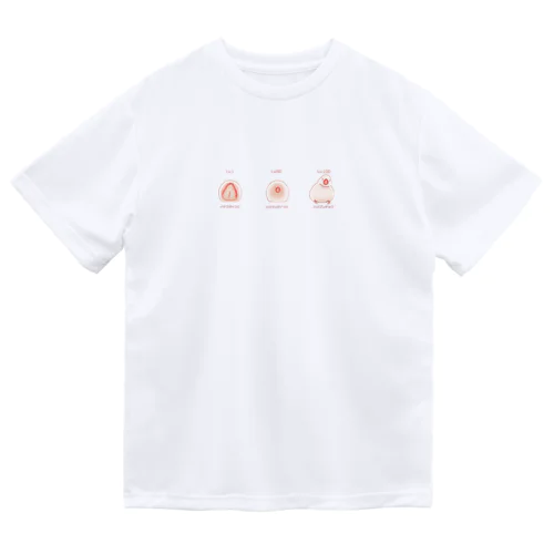 苺大福→白文鳥 ドライTシャツ