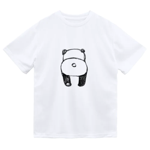 パンダのしっぽは白ですよ Dry T-Shirt
