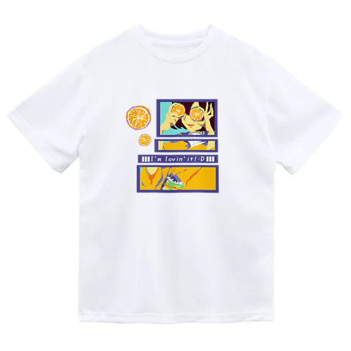 【I'm lovin' it! :D -orange-】 Dry T-Shirt