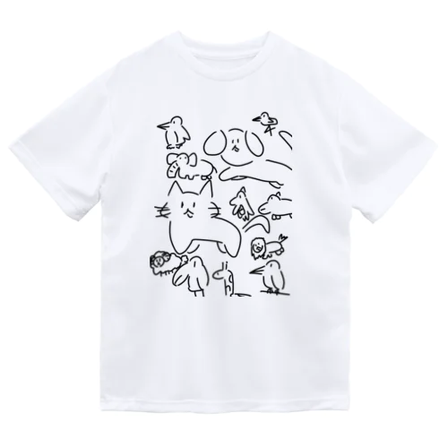 ゆかいでかわいいどうぶつさんたち！ Dry T-Shirt