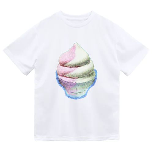 ソフトクリーム（ストロベリーとバニラ）_220904 Dry T-Shirt