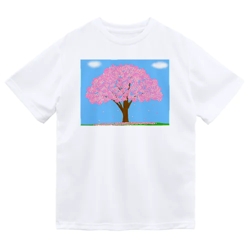 桜 ドライTシャツ