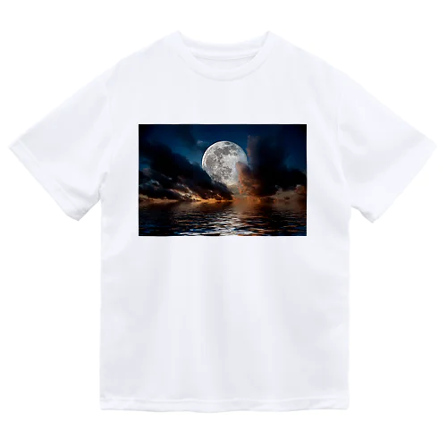 the moon no.2 ドライTシャツ