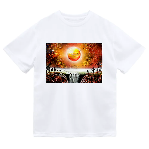 夕焼けの世界 再会！ Dry T-Shirt
