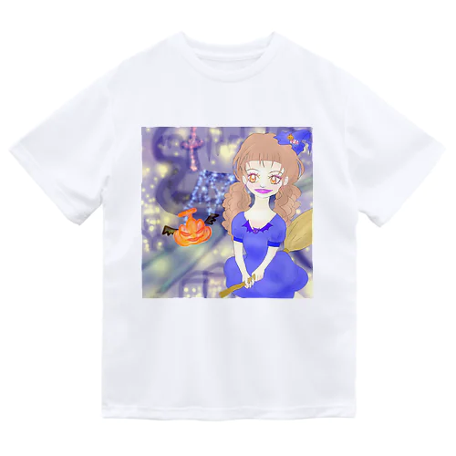 ハロウィンの魔女 Dry T-Shirt