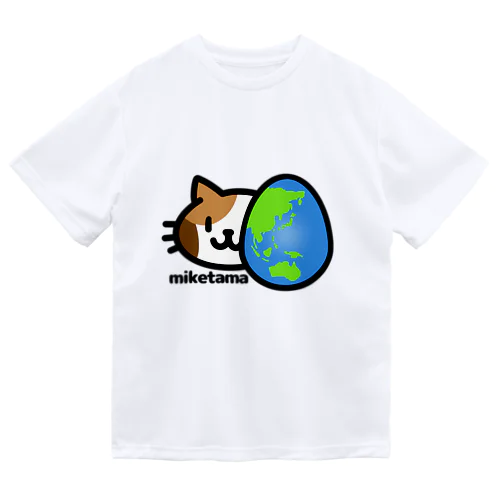 ミケタマ ロゴ ドライTシャツ