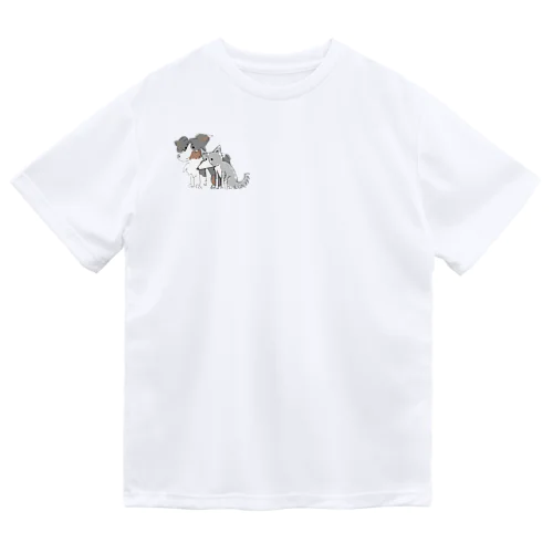 背景透過verボーダーコリーおぼまなグッツ Dry T-Shirt