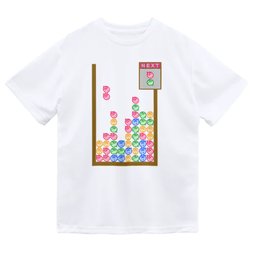 某落ちゲー風うさぎ裏付き ドライTシャツ