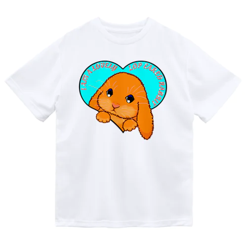 Lop eared rabbit(ロップイヤーラビット) 英語バージョン ドライTシャツ