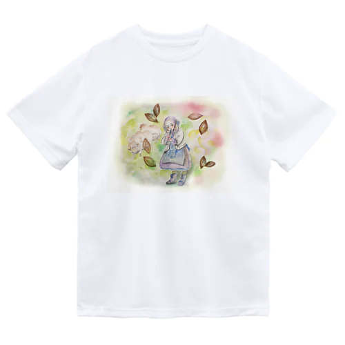 葦笛の踊り ドライTシャツ