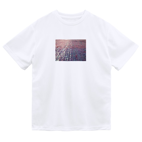 織物　ピンク・紫・青緑 Dry T-Shirt