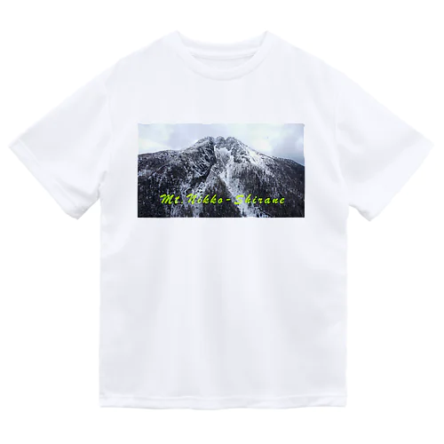 雪の日光白根山 ドライTシャツ