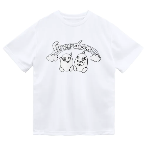 フリフリちゃんとダムダムくん ドライTシャツ