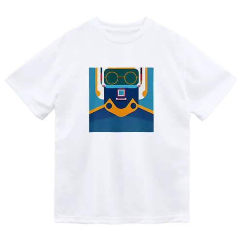 レトロロボットくん ドライTシャツ