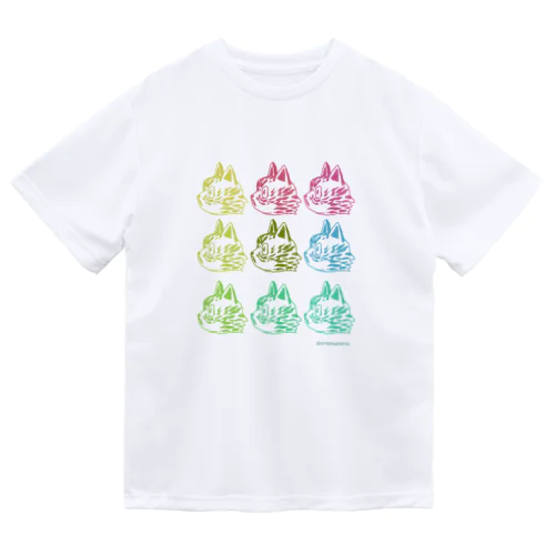 なないろねこ ドライTシャツ