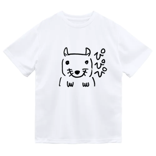 おこげ ぴぴぴ ホワイト素材用 ドライTシャツ