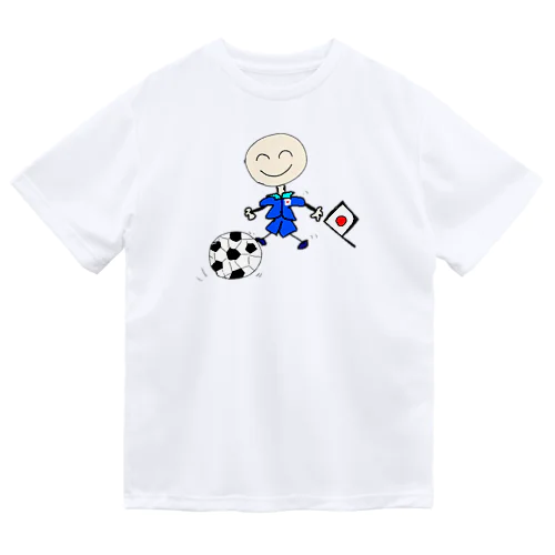 サッカー代表の豆太郎 ドライTシャツ