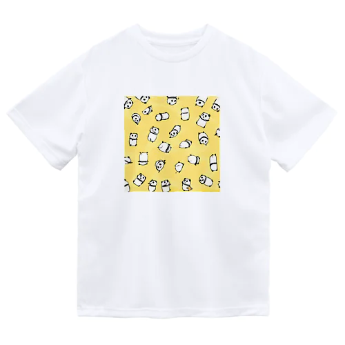 ごきげん！パンダ柄 ドライTシャツ