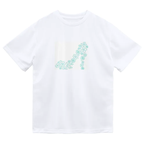 お花ハイヒール Dry T-Shirt