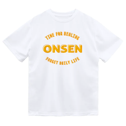 ONSEN -Time for Healing- (イエロー) ドライTシャツ