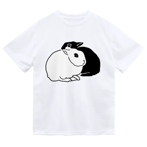 毛繕いうさぎ Dry T-Shirt