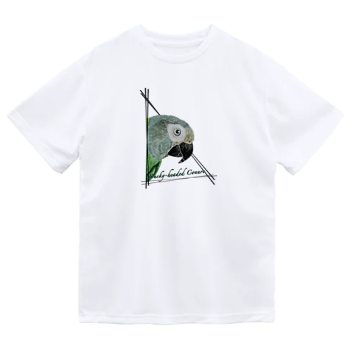 032 シモフリインコ triangle Dry T-Shirt