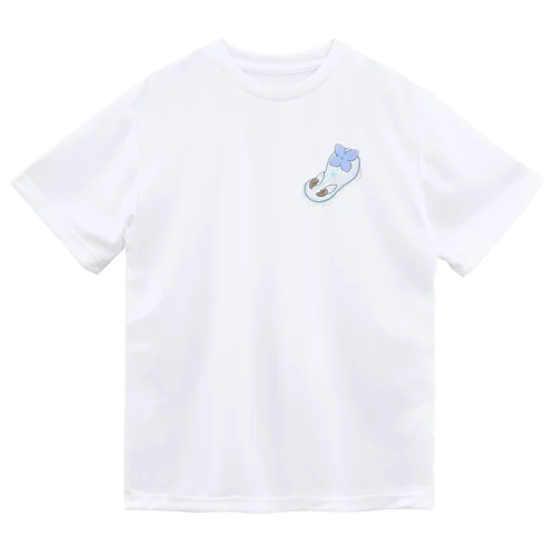 ツノアリウサギアジサイモドキウミウシ 青色ver. Dry T-Shirt