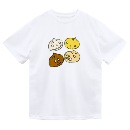 ドクロ風味な中華まん ドライTシャツ