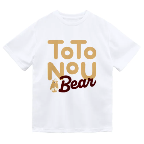 TOTONOU Bear ロゴ Dry T-Shirt