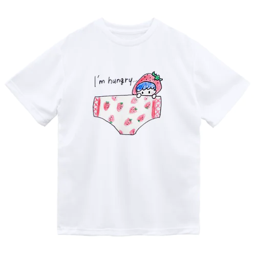 いちごが食べたい、おぱんつちゃん ドライTシャツ