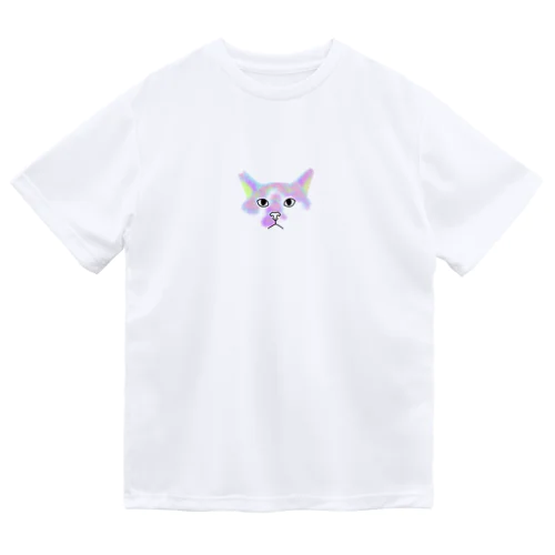 光輝くキャット ドライTシャツ