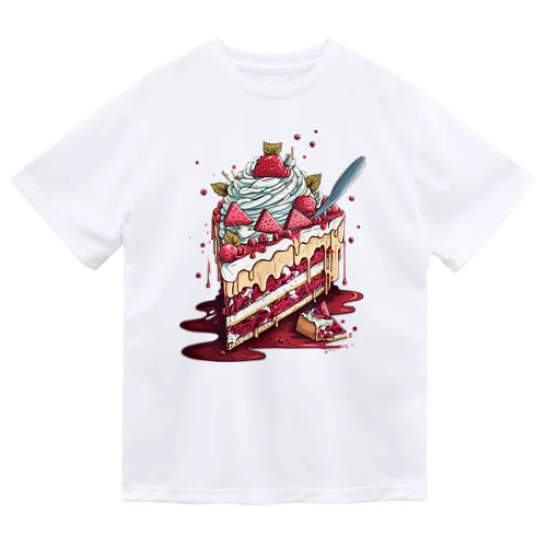 血みどろケーキ ドライTシャツ