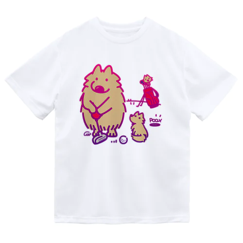 ポメラニアン　ゴルフ2 A ドライTシャツ