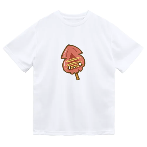 ドクロ風味なイカ焼き ドライTシャツ