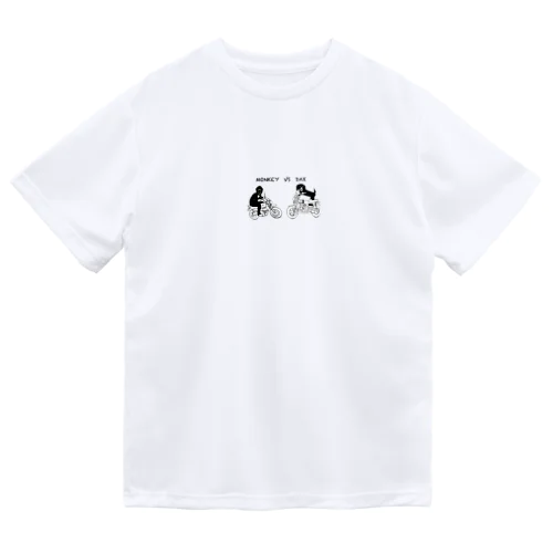 犬猿の仲　MONKEY&DAX ドライTシャツ