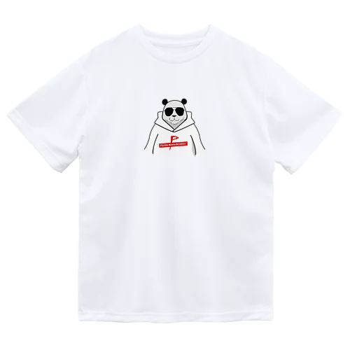 ワルパンダ-パーカーred ドライTシャツ