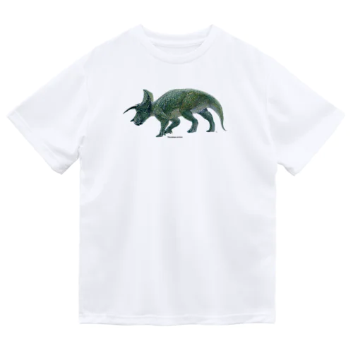 Triceratops prorsus(トリケラトプス ・プロルスス)着彩画 Dry T-Shirt